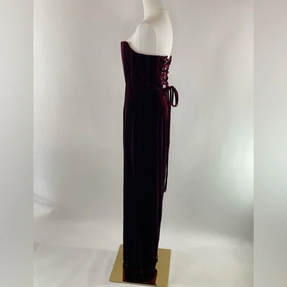 Bronx and Banco Florentina Corset Gown in Scarlet, M - Picture 12 of 14